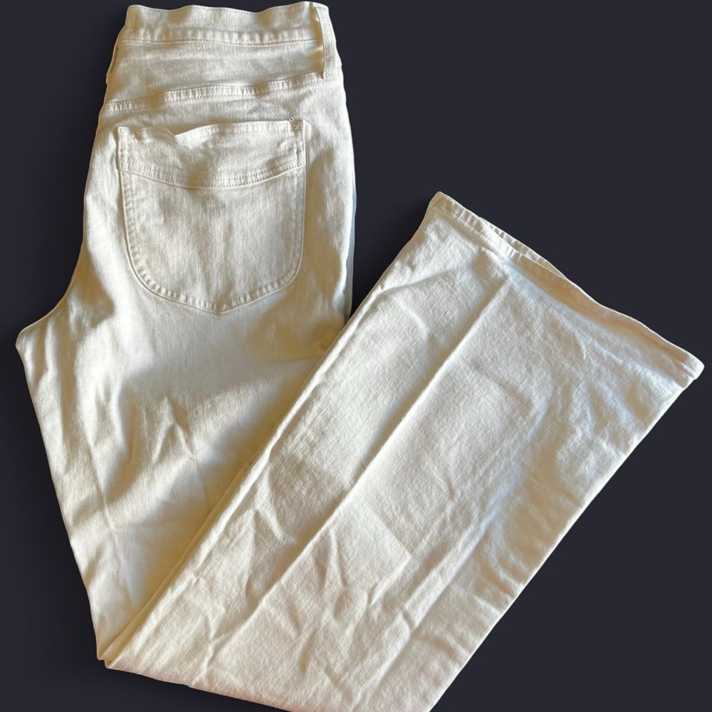 Madewell Flea Market Flare White high-waisted jeans - Picture 7 of 10